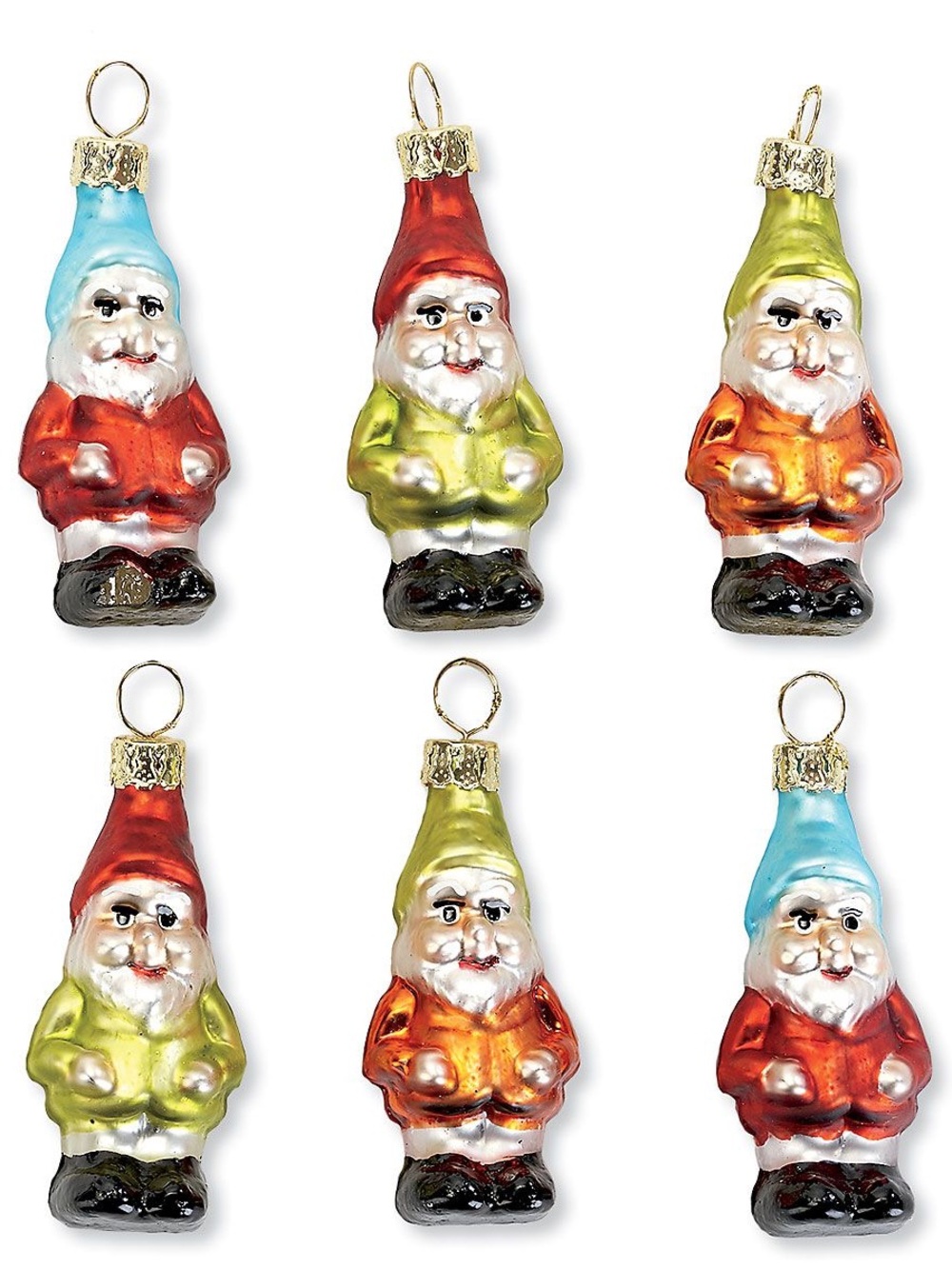 Festive Multicolor Garden Gnome Hanging Ornaments - Home Holiday - Picture 3 of 9